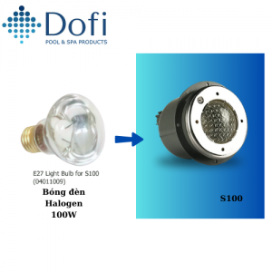 Bóng đèn Halogen 100W cho đèn S100 Emaux